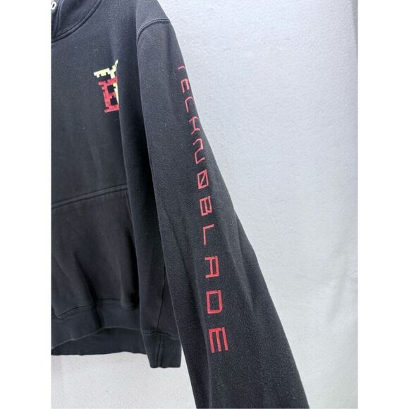 Technoblade Mens Black Good Game Alexander Pullover Hooded Sweatshirt Size Large - Picture 3 of 8